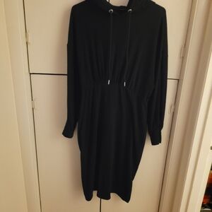 Express Black Long Sleeve Dress